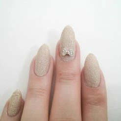 Daily Charme Kitty Bow / Clear Crystal