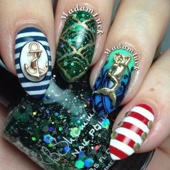 Daily Charme Summer Nails Mermaid / Gold