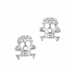 Daily Charme Skull & Crossbones / Silver