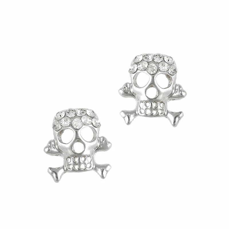 Daily Charme Skull & Crossbones / Silver 1 Daily Charme Skull & Crossbones / Silver