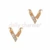 Daily Charme Decorative Geometric Bend / Rose Gold Charms