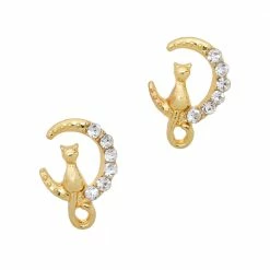 Daily Charme Crescent Moon Kitty / Gold Dollar Store