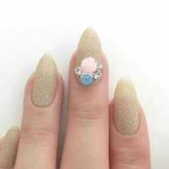 Daily Charme Pastel Rose Cluster / Silver