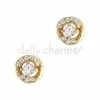 Daily Charme Dollar Store Round Crystal Twist / Gold