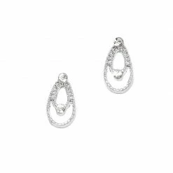 Daily Charme Wedding Season Teardrop Chains / Silver