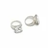 Daily Charme Square Diamond Ring / Silver Wedding Season
