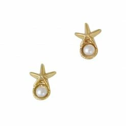 Daily Charme Starfish & Pearl / Gold