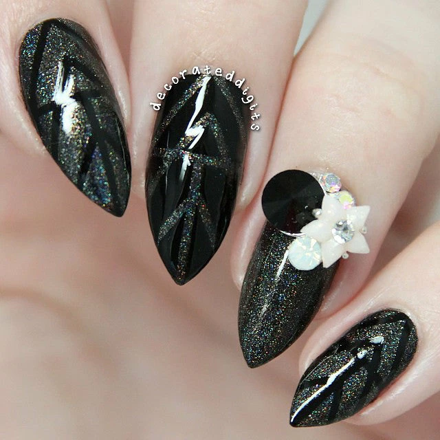 Daily Charme Dahlia Cluster / Onyx Dollar Store 3 Daily Charme Dahlia Cluster / Onyx Dollar Store