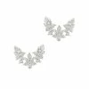 Daily Charme Ornate Crystal Wings / Silver Wedding Season