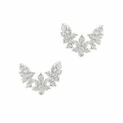 Daily Charme Ornate Crystal Wings / Silver Wedding Season