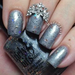 Daily Charme Ornate Crystal Wings / Silver Wedding Season