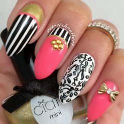 Daily Charme Accordion Bow / Gold