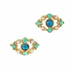 Daily Charme Ornate Evil Eye / Gold / Turquoise Dollar Store