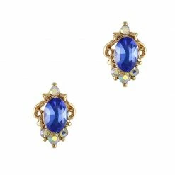 Daily Charme Vintage Gem Brooch / Sapphire