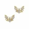 Daily Charme Wedding Season Ornate Crystal Wings / Gold