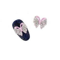 Daily Charme Pastel Ribbon Bow / Purple Dollar Store