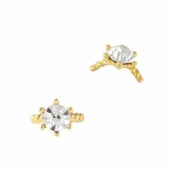 Daily Charme Cora's Ring / Gold / Clear Crystal Wedding Season