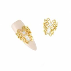 Daily Charme Vintage Diamond Butterfly / Gold