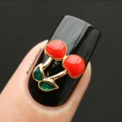 Daily Charme Summer Nails Cherries