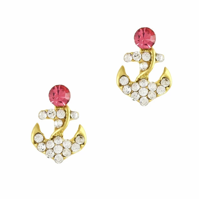 Daily Charme Crystal Anchor / Pink 1 Daily Charme Crystal Anchor / Pink