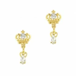 Daily Charme Luxe Crown Dangle / Gold Wedding Season