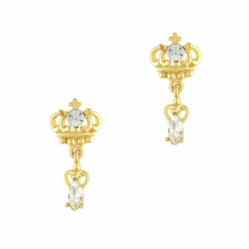 Daily Charme Luxe Crown Dangle / Gold Wedding Season 1 Daily Charme Luxe Crown Dangle / Gold Wedding Season