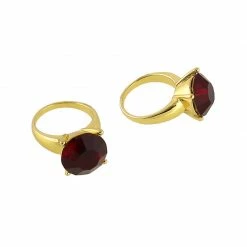 Daily Charme Diamond Ring / Gold / Garnet