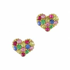 Daily Charme Dollar Store Colorful Crystal Studded Heart
