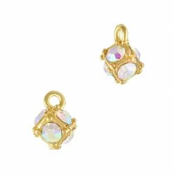 Daily Charme Crystal Ball Dangle / AB Crystal