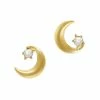 Daily Charme Starry Crescent Moon / Gold Dollar Store