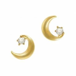 Daily Charme Starry Crescent Moon / Gold Dollar Store