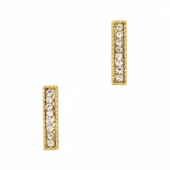 Daily Charme Best Sellers Long Crystal Bar / Gold
