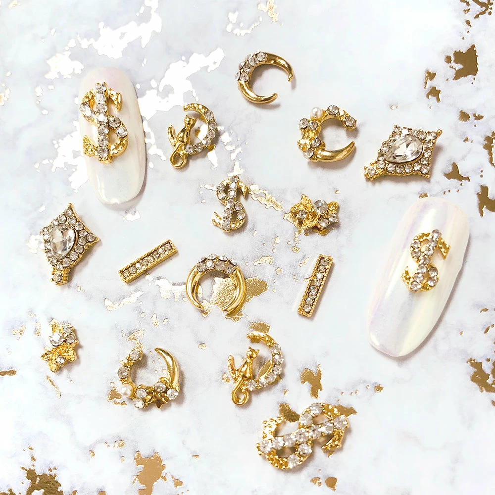 Daily Charme Best Sellers Long Crystal Bar / Gold 2 Daily Charme Best Sellers Long Crystal Bar / Gold