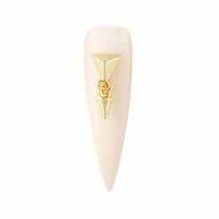 Daily Charme Pyramid Stud With Spike Dangle / Gold