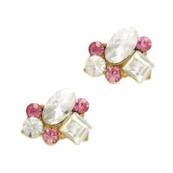 Daily Charme Dollar Store Oval Crystal Cluster / Pink
