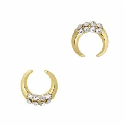Daily Charme Crystal Horns / Gold