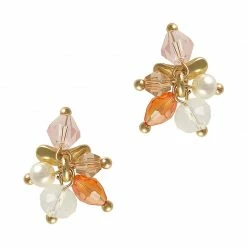 Daily Charme Pom Pom Gem Dangles / Edith