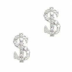 Daily Charme Bling Money Sign / Silver / Large