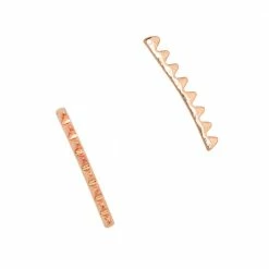 Daily Charme Dollar Store Long Spiky Studs Bar / Rose Gold