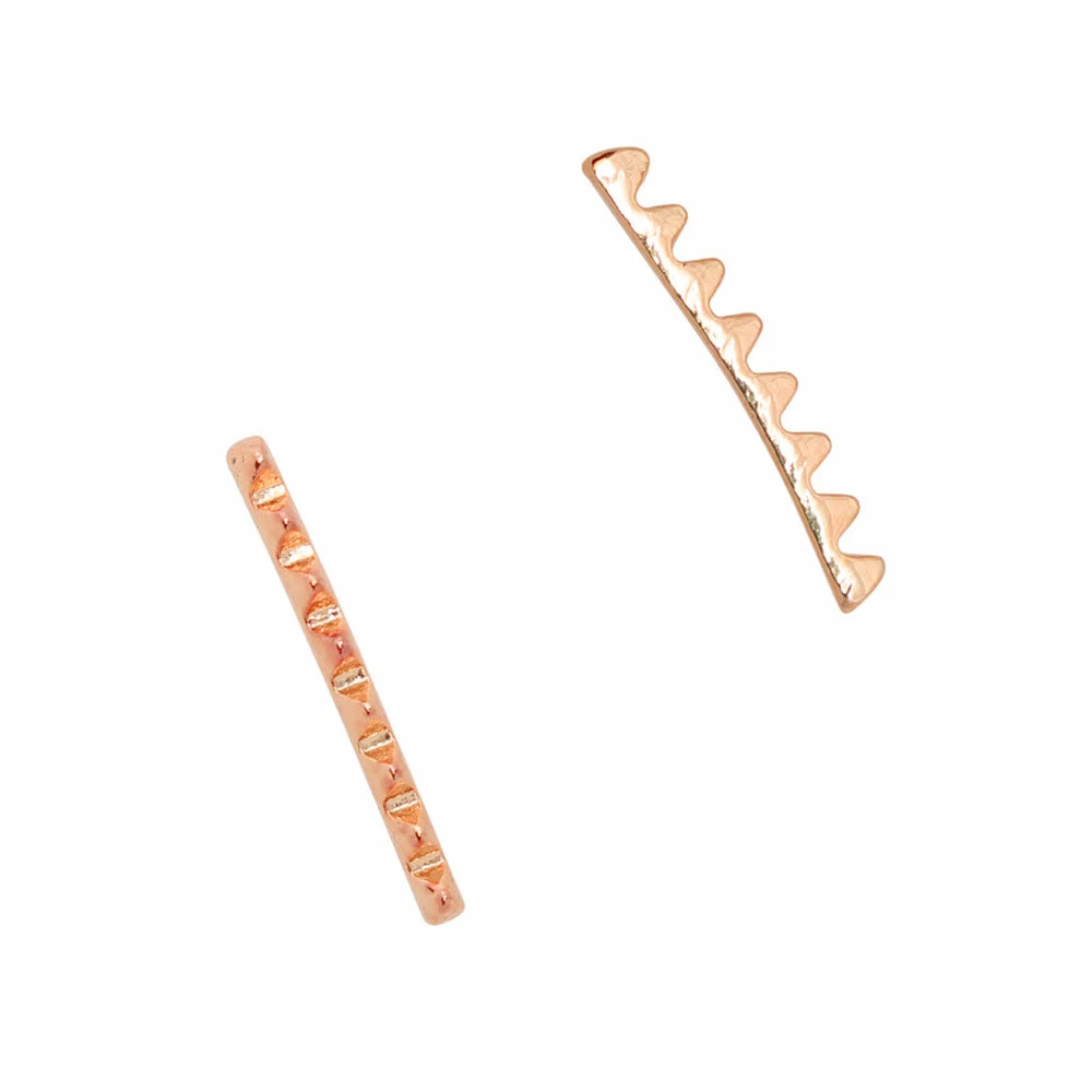 Daily Charme Dollar Store Long Spiky Studs Bar / Rose Gold 1 Daily Charme Dollar Store Long Spiky Studs Bar / Rose Gold