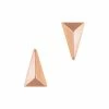 Daily Charme Long Pyramid Stud / Rose Gold Charms
