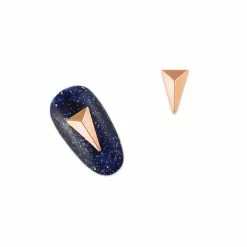 Daily Charme Long Pyramid Stud / Rose Gold Charms