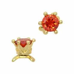 Daily Charme Queen Of Hearts/ Fidget Charm / Gold / Red