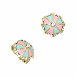 Daily Charme Pastel Parasol / Fidget Charm / Gold / Clear