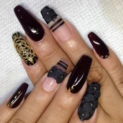 Daily Charme Ornate Rose Armor / Gold Dollar Store 6 Daily Charme Ornate Rose Armor / Gold Dollar Store