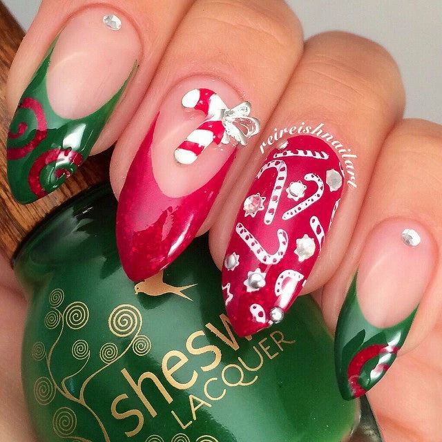 Daily Charme Candy Nails - 20% Off Candy Cane 3 Daily Charme Candy Nails - 20% Off Candy Cane