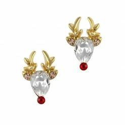Daily Charme Charms Rudolph The Reindeer / Swarovski Charm