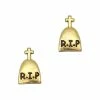 Daily Charme Charms Vintage Tombstone / Gold