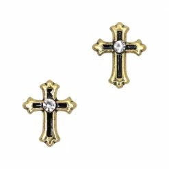 Daily Charme Gothic Cross / Gold Charms