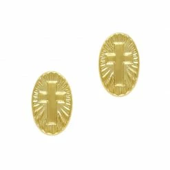 Daily Charme Retro Charms / Cross Medallion / Gold